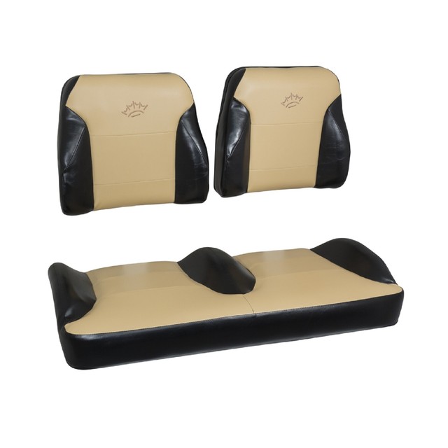 EZGO RXV Golf Cart 20082015 Suite Seats Bucket Style Black/Tan eBay