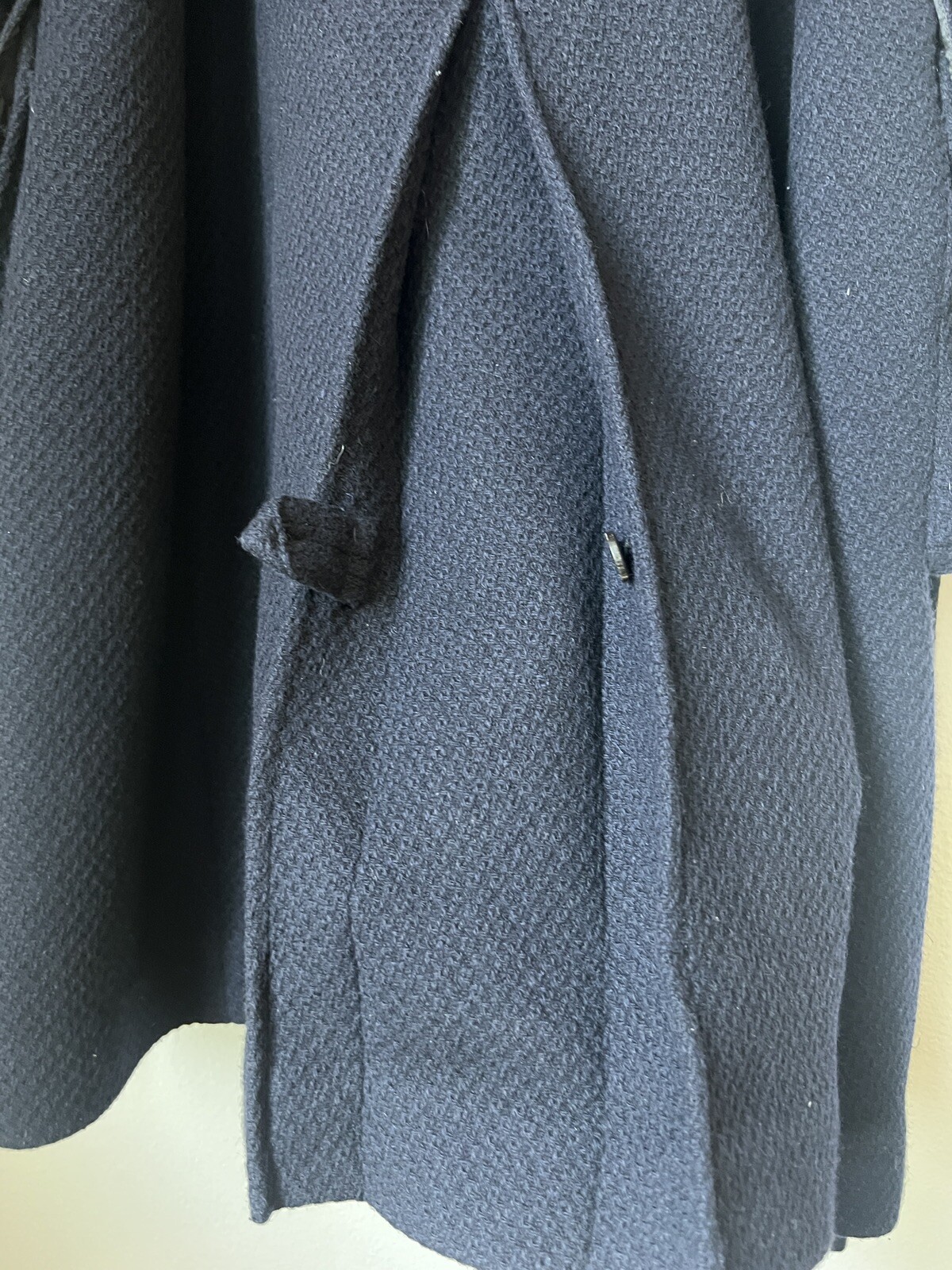 RARE HVRMINN New York Navy Double Breasted Belted Coat 38 Wythe Aime Leon Dore image 7