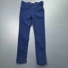 Levi's Girls Pull-On Jeggings Size 7 Navy Stretch Elastic Waist Skinny School