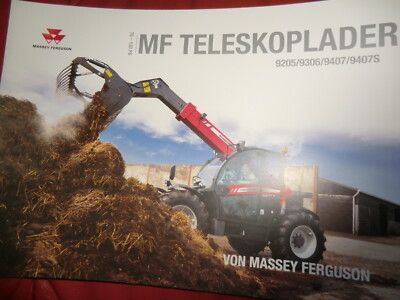 Sammlungsauflösung - 2 Prospekte: MF Teleskoplader + Sisu Power
