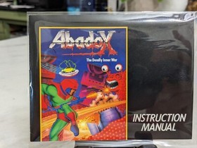 Abadox Instruction Manual Booklet NES Nintendo Natsume 1989 Authentic Deadly War