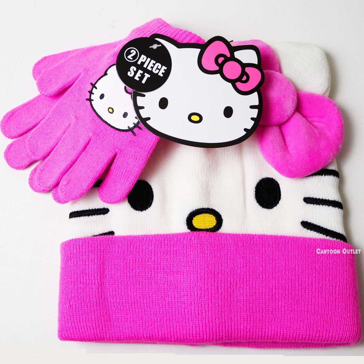 HELLO KITTY FIGURAL BEANIE NEW WITH TAG Ty Beanie Baby - Hello Kitty in Pink Dress Holding Teddy  main image 2
