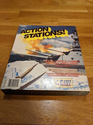 Action Stations! Vintage Amiga Box Manuals Paperwork Read Desc Nice US Seller!!