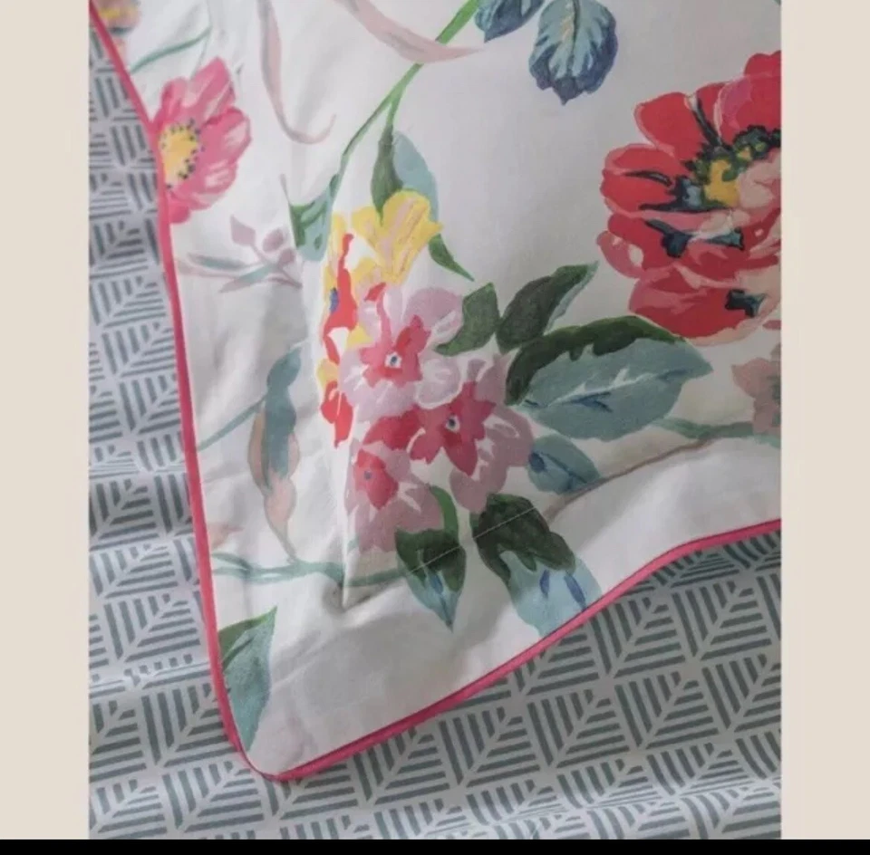 Anne De Solene MADELINE One Boudoir Sham Floral/Geometric Pattern. New! - Image 2 of 4