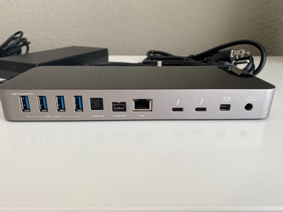 Estación de acoplamiento OWC 13 puertos Thunderbolt 3 - Firewire 800, OWCTB3DK13PSG Mac PC Foto 3 de 4