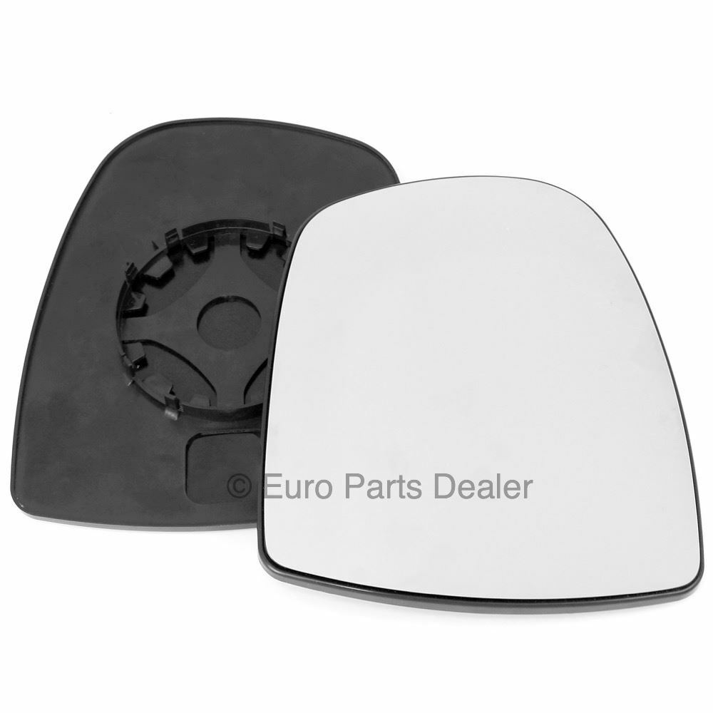 Driver side Clip Convex wing mirror glass for Nissan Primastar 01-14