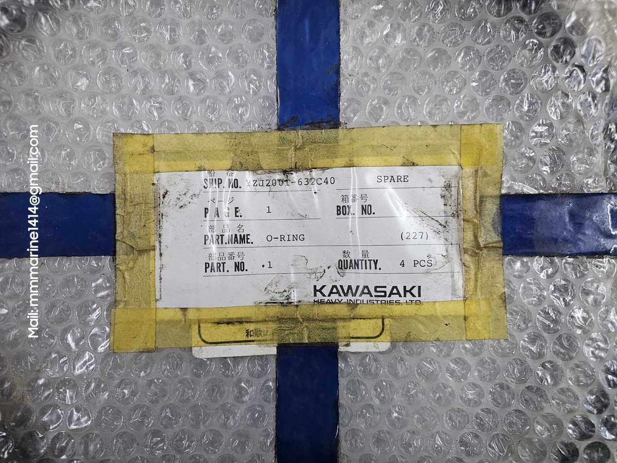 KAWASAKI HEAVY INDUSTRIES, YZJ2001-632C40, O-RING SPARE KIT, 1