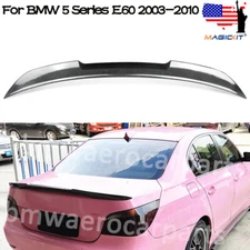 M4 Look Carbon Color Trunk Spoiler For 03-10 BMW E60 525i 528i 530i 535i 550i