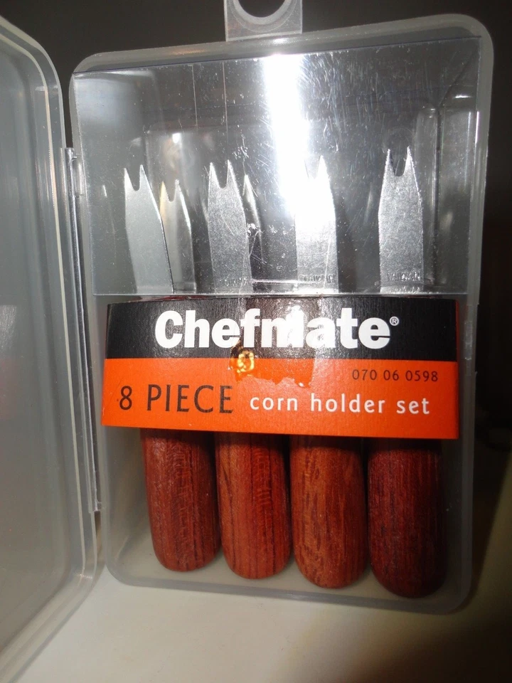 2 PACK CONTAINING TOTAL 16 CHEFMATE CORN HOLDERS 16 PIECE SET - Image 4 of 4