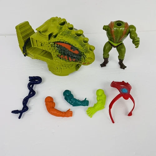 VTG Heman Masters of the Universe Parts Lot Dragon Walker Beast Man Harness Arms