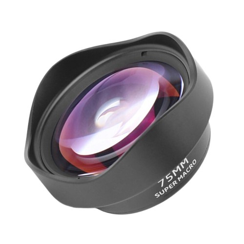 Clip-on Macro Lens 75mm Mobile Phones External Macro Lens 10X Magnification - Zdjęcie 7 z 8