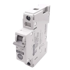 Allen Bradley 1492-CB1G020 Circuit Breaker, 1-Pole, 2A, 277VAC Max, DIN Rail