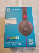 JLab JBuddies Studio On-Ear Folding Kids WIRED Headphones - New