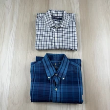 Polo Ralph Lauren Classic Fit Performance Flannel Shirts Mens M Medium Set Of 2