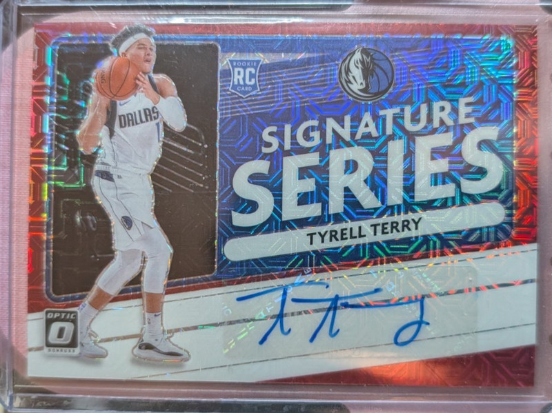 2020 Panini Donruss Optic Signature Series Tyrell Terry Auto #SS-TYT