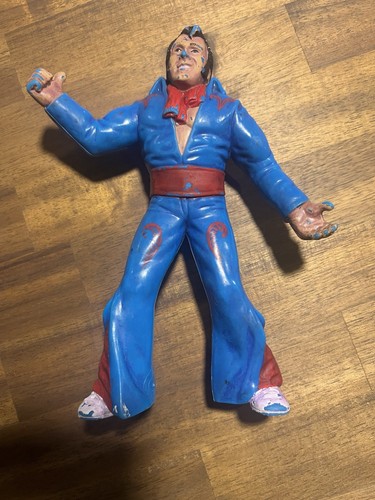 VINTAGE 1988 WWF LJN HONKY TONK MAN 8�?� RUBBER WR...