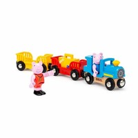 Brio World Peppa Wutz Zug, 6-Tlg., Eisenbahn, Zugset, Spielzeug, Ab 3 Jahren