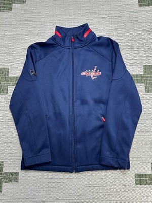 Fanatics Jacket Mens Medium Blue Washington Capitals NHL Hockey Authentic Pro
