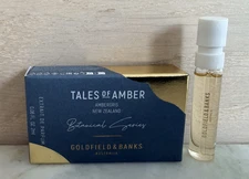 BRAND NEW RELEASE! Goldfield & Banks Tales Of Amber Extrait 2ml Sample Spray NIB