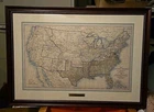 Easton Press The Civil War Map of America 1861 US Union & Confederate Boundaries