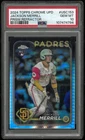 2024 Topps Chrome Update Baseball Prizm Refractor Rookie Jackson Merrill PSA 10