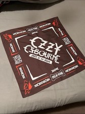 Ozzy Osbourne Cleveland Browns Bandana SGA 10/20/24 Rock Hall Bark At The Moon