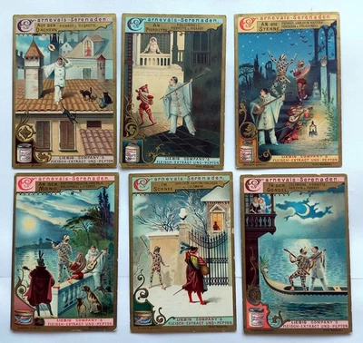 komplette Liebig Serie A 403 / S 549  "Carnevals-Serenaden" - 1898 - Bild 1 von 2