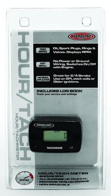 USA HR-8061-2 Inductive Hour Meter & Tachometer - Waterproof RPM Gauge for 1-2