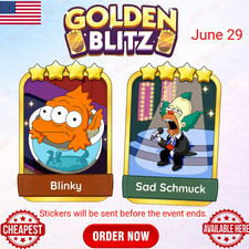   Monopoly GO Golden Blitz | 4  Blinky + 4 Sa...