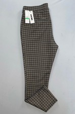 DKNY Slim Taper Pull On Knit Stretch Ankle Pants, Leggings. Women's L, NWT 89