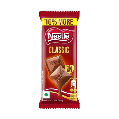NESTLÉ CLASSIC CHOCO BAR | REICHHALTIGER & CREMIGER MILCHSCHOKOLADENGENUSS...