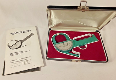 Vintage 70s Lange Skinfold Caliper Cambridge Scientific Ind, Made in USA
