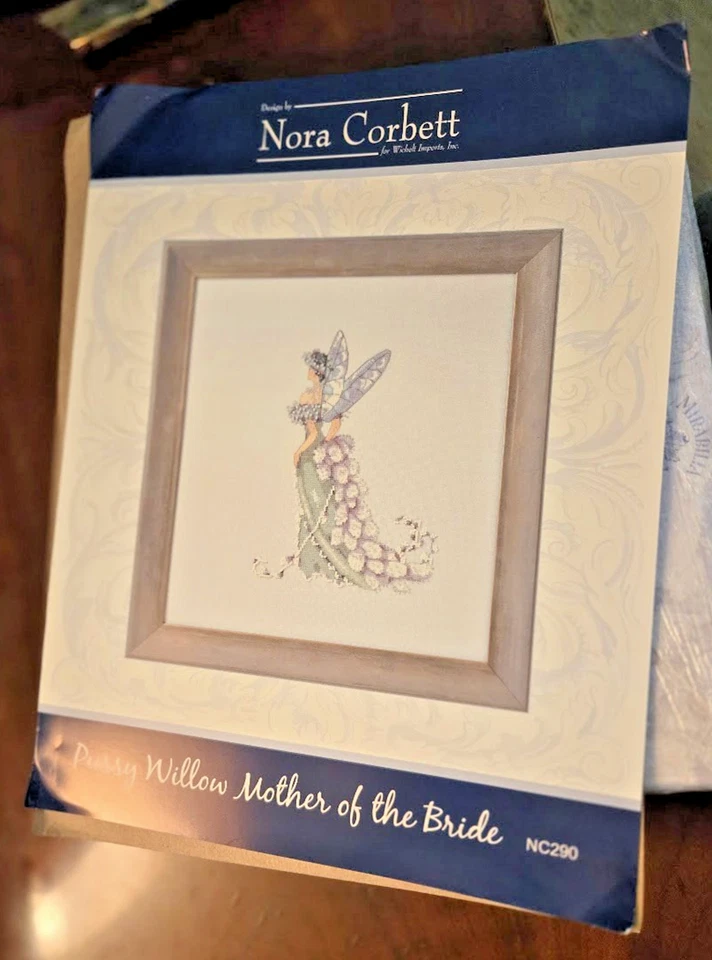 Cross Stitch Chart ~ N. Corbett Pussy Willow Mother of the Bride DAMAGED #NC290 - Image 2 of 4