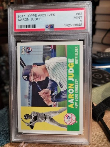 2017 Topps Archives AARON JUDGE #62 RC PSA 9 Yankees Rookie 1960 Style