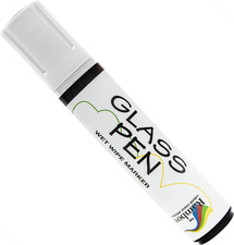 Glass Pen Window Marker: Liquid Chalk Pens for Glass, Whiteboard Markers with Wa