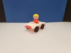 Vintage Fisher-Price Little People HTF Pink Beauty Salon Car EUC Plus Red Mom