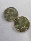 2012 P & D Kennedy Half Dollar (2) Clad Coins Circulated  Free shipping N 158