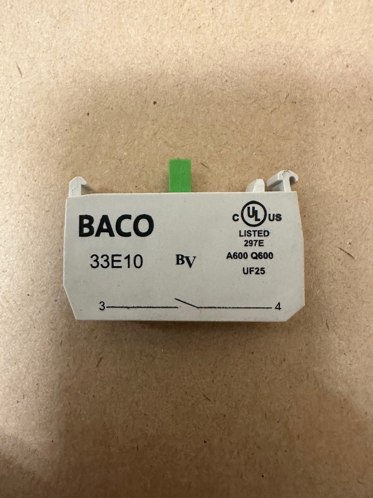 BACO 33E10 Contact Block | Industrial Control Replacement Part