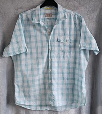 Camel Active Men’s Short Sleeve Shirt – Checked – Casual – Size XL