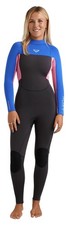 Roxy Women  s 3/2 Prologue Back Zip Full Wetsuit   Eco Performance, Cobalt
