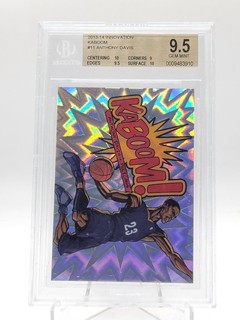 ANTHONY DAVIS 2014 15 PANINI INNOVATION KABOOM SP #11 PELICANS BGS 9 5 Q3963 2