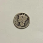 1917 Mercury Dime, 90% Silver, Super Old, Free Shipping!