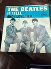 The Beatles if I fell/ and I love her  45 rpm record excellent
