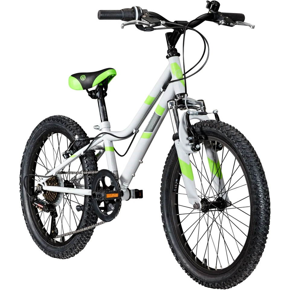 Galano GA20 20" Mountainbike Fahrrad 7Gang Kinderrad MTB Galano grau/grün 26 cm