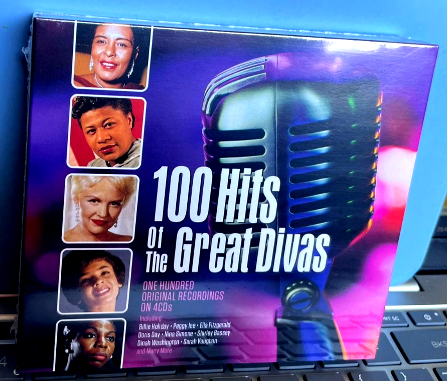 100 Hits Of The Great Divas 4-CD NEW SEALED 2026 Keely Smith/Etta James+