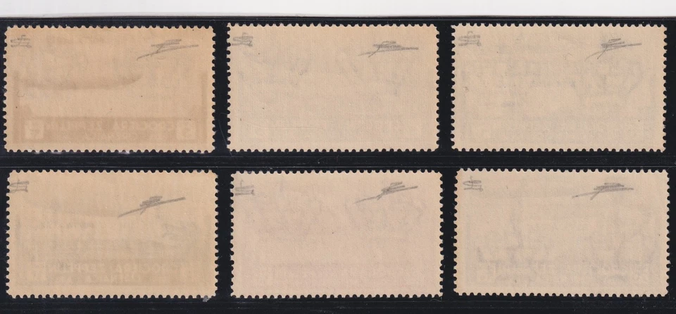 Cyrenaica 1933 Airmail Zeppelin Cruise MNH Certificate Diena - image 2 of 3