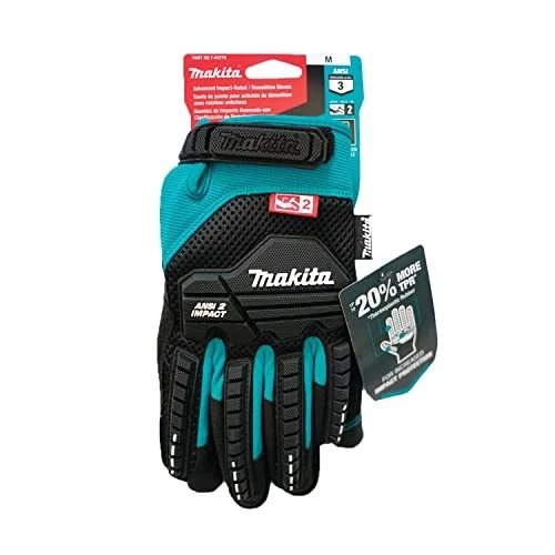 Makita Unisex Impact-rated T 04276 Advanced Demolition Gloves Medium - Image 4 of 4