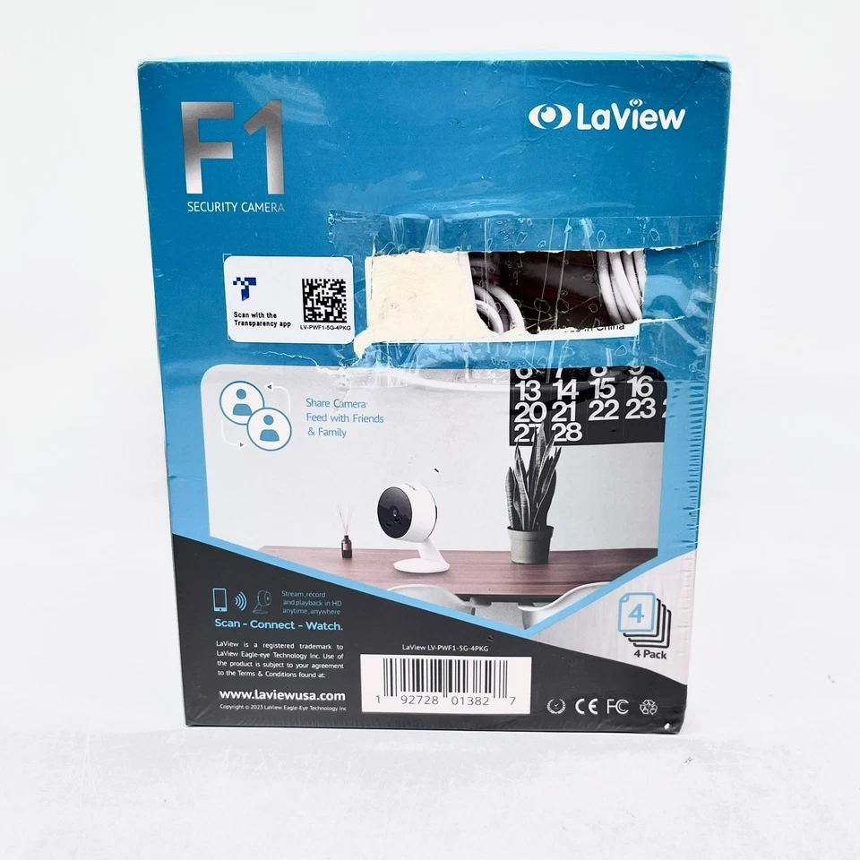 NEW Laveiew F1 Security Camera With 2 Way Audio And Motion Detection - Image 3 of 4