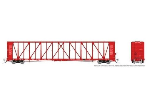 Coche plano Rapido escala HO ~ Nuevo ~ NSC 73' Centerbeam ~ Canadian Pacific CP #318145 | Zustand: New