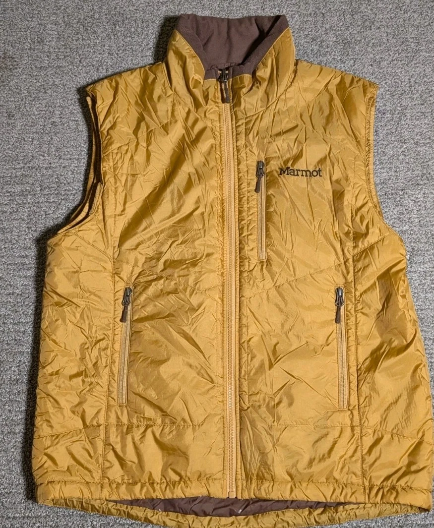 MARMOT Puffer Insulated Vest Men's Size Medium K 5099-2-MPT Orange